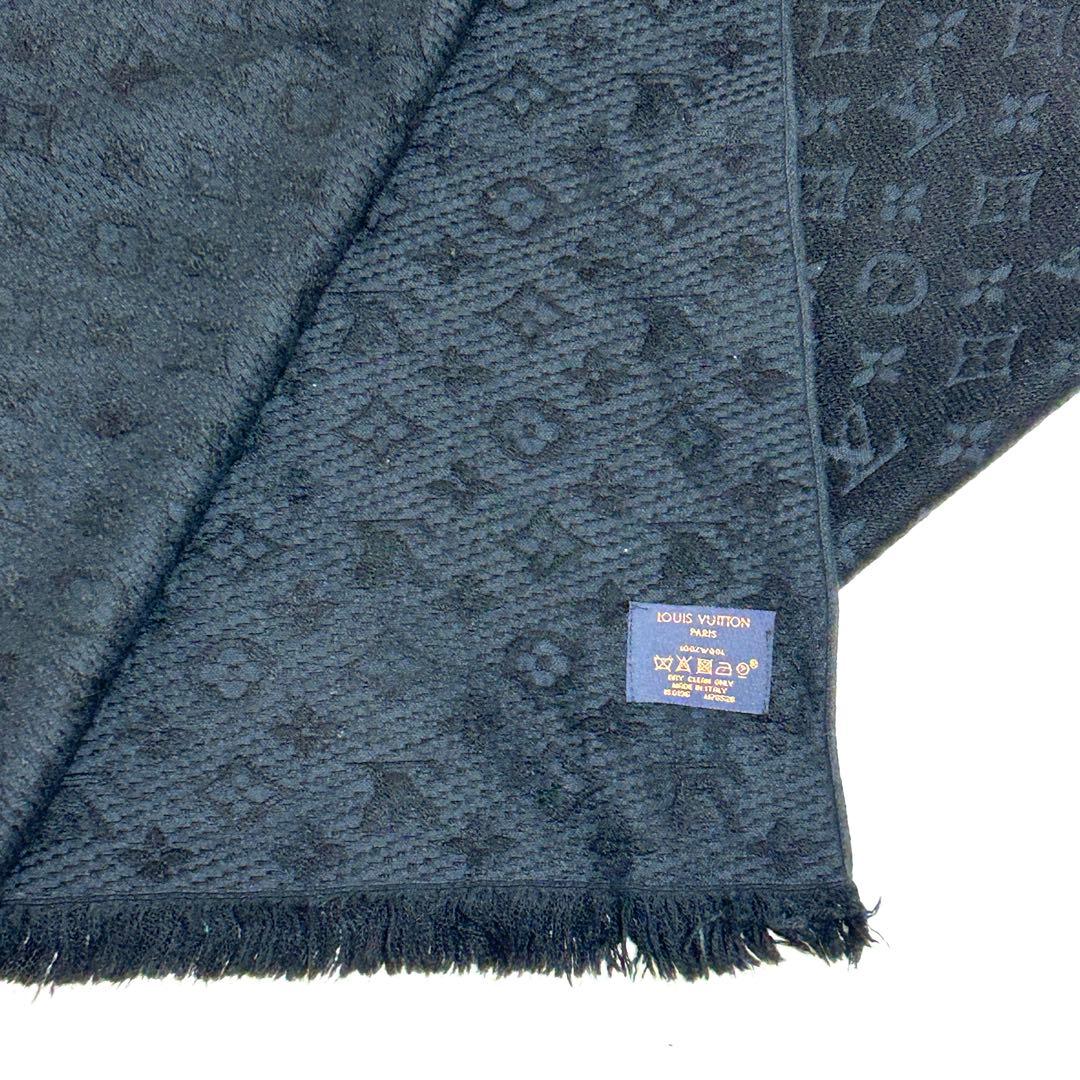 LOUIS VUITTON ブラック マフラー