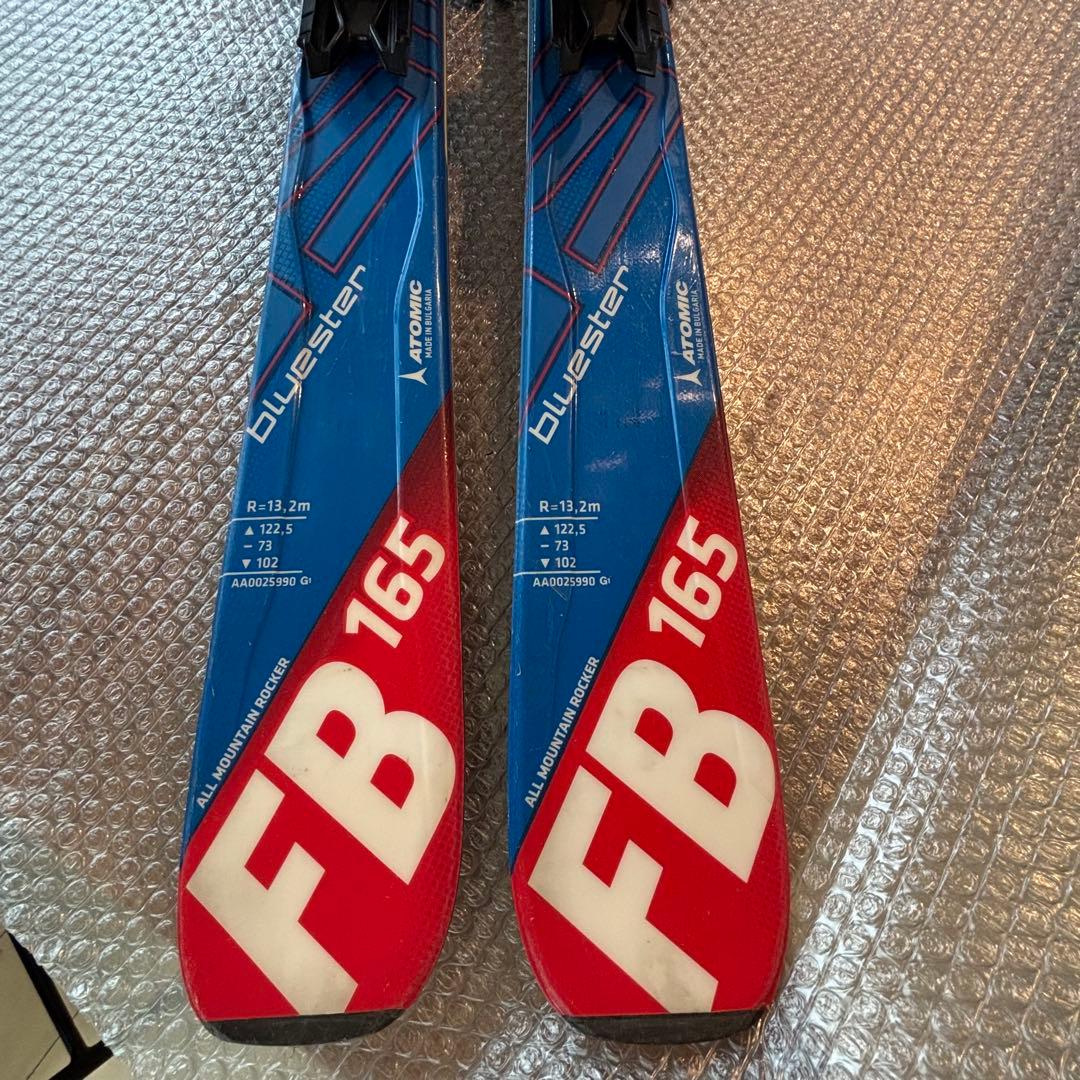 アトミック　bluester FB 165cm 調整ビン メンズ　スキー板
