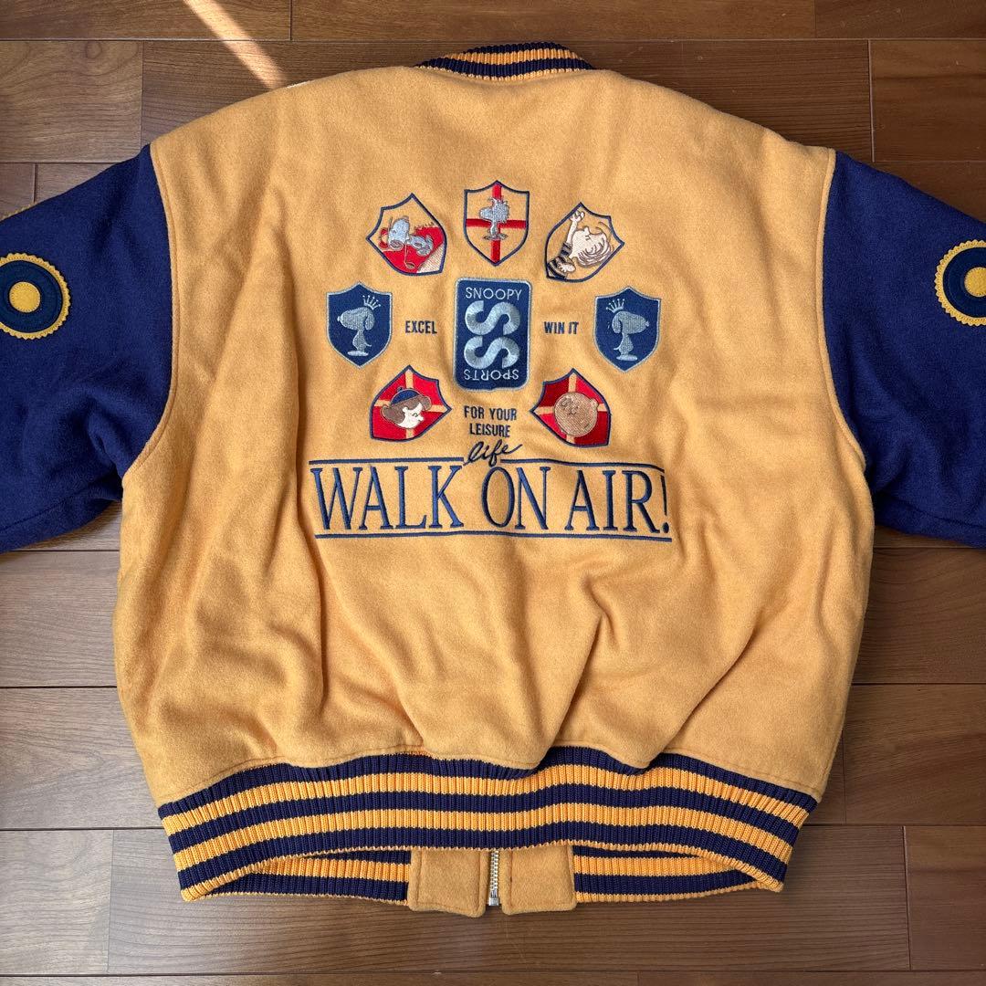 スヌーピー刺繍スタジャン