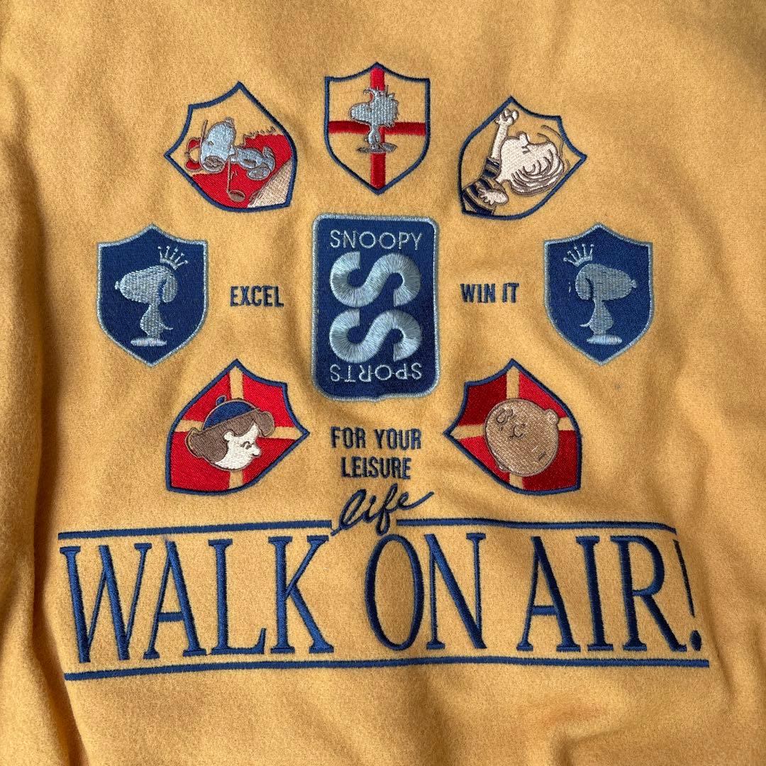 スヌーピー刺繍スタジャン