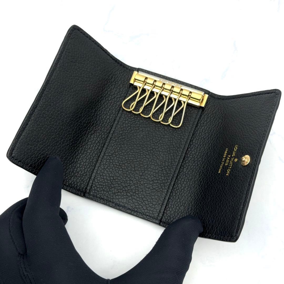 【新品級】ルイヴィトン アンプラント ミュルティクレ６ キーケース ノワール