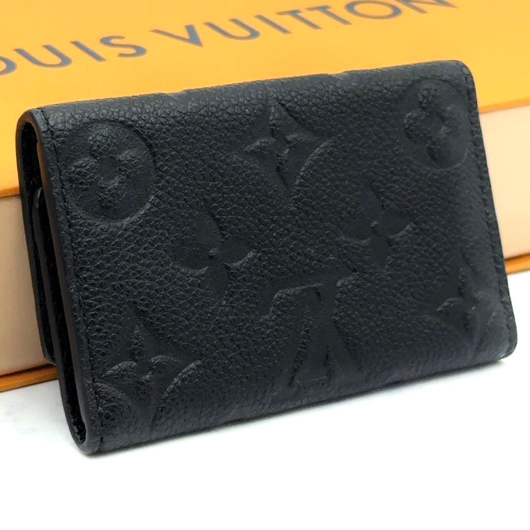【新品級】ルイヴィトン アンプラント ミュルティクレ６ キーケース ノワール