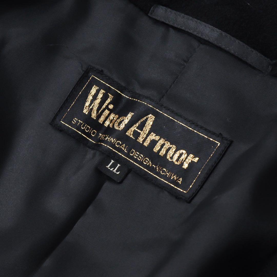 定価13万 高級 カシミヤ100% ダブル チェスター ロングコート モード 黒