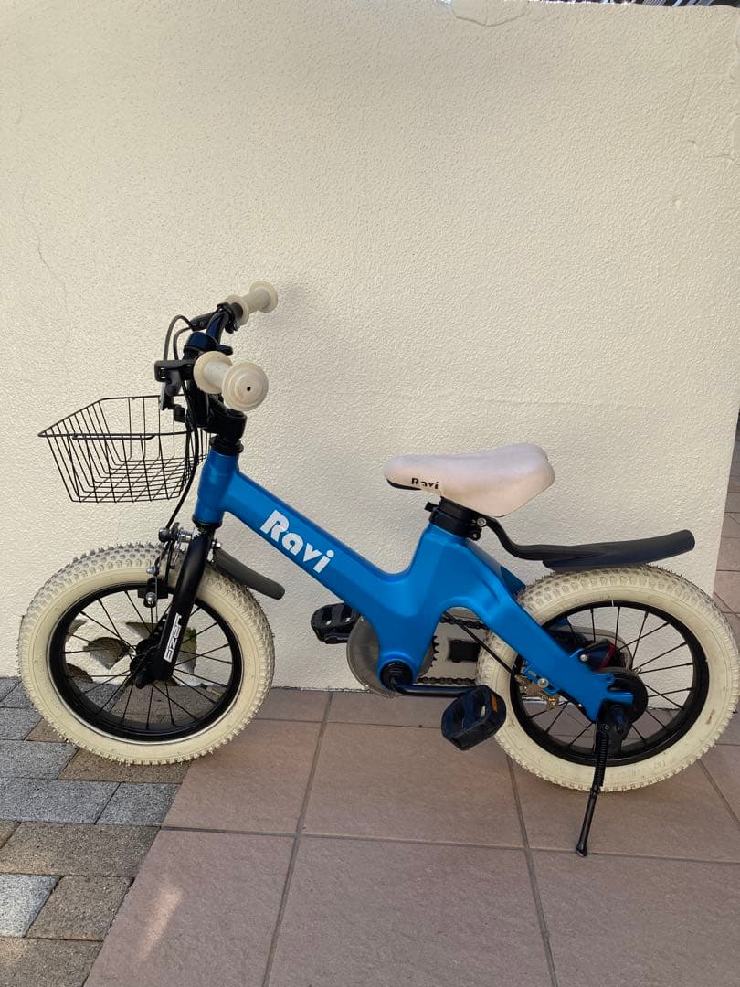 【直接引取限定】 Ravi 幼児用自転車 14インチ ブルー