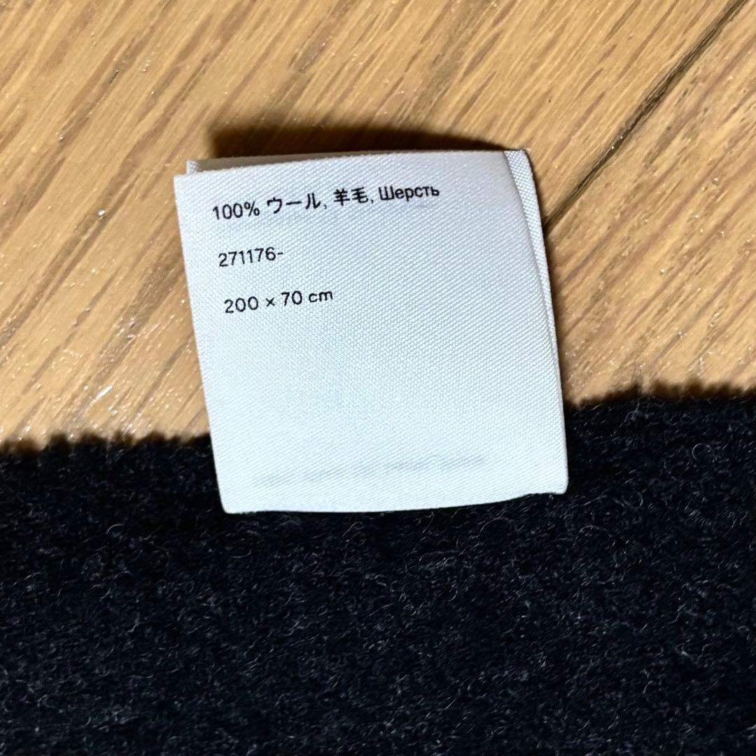 Acne Ssudios アクネストゥディオス アクネ マフラー ブラック 黒