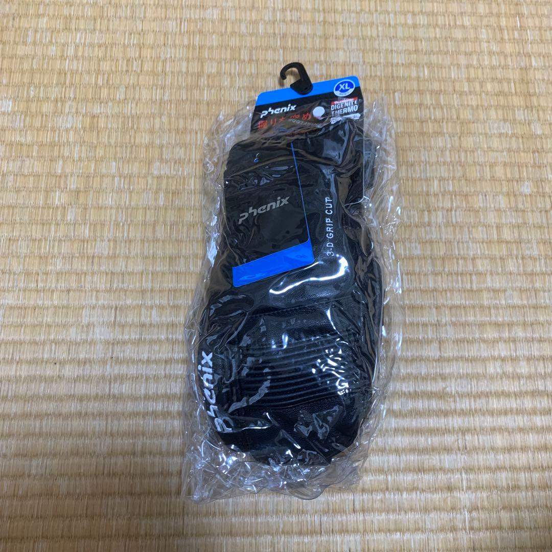 【新品未使用】phenix フェニックス XL ブラック 三本指 スノーグローブ