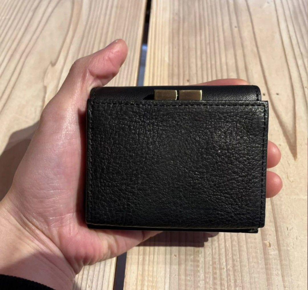 SLOW （スロウ） がま口 ミニ財布 ブラック