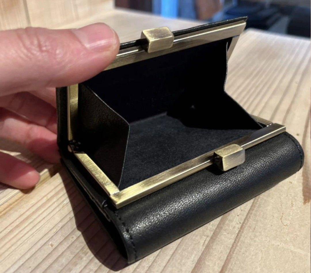 SLOW （スロウ） がま口 ミニ財布 ブラック