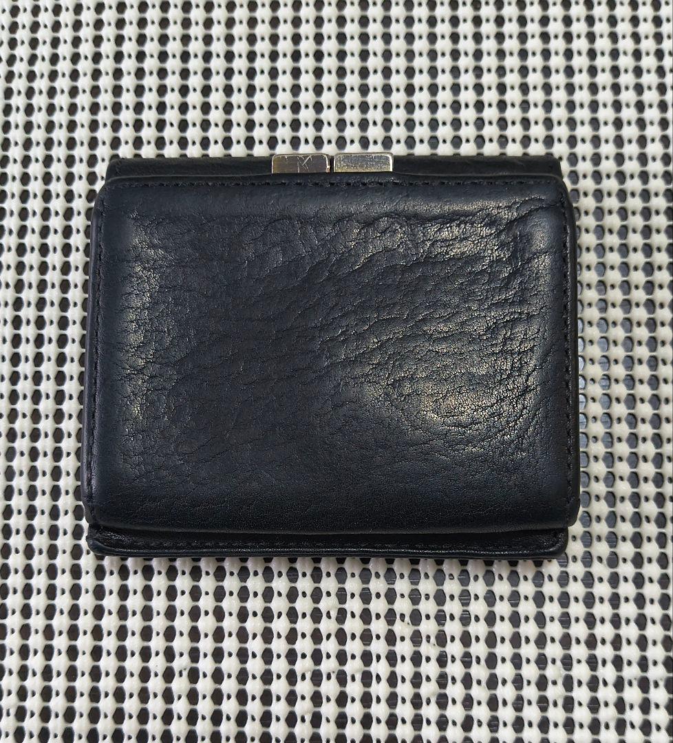 SLOW （スロウ） がま口 ミニ財布 ブラック
