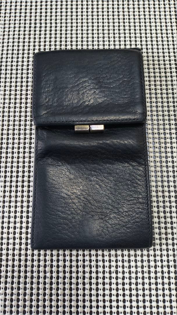 SLOW （スロウ） がま口 ミニ財布 ブラック