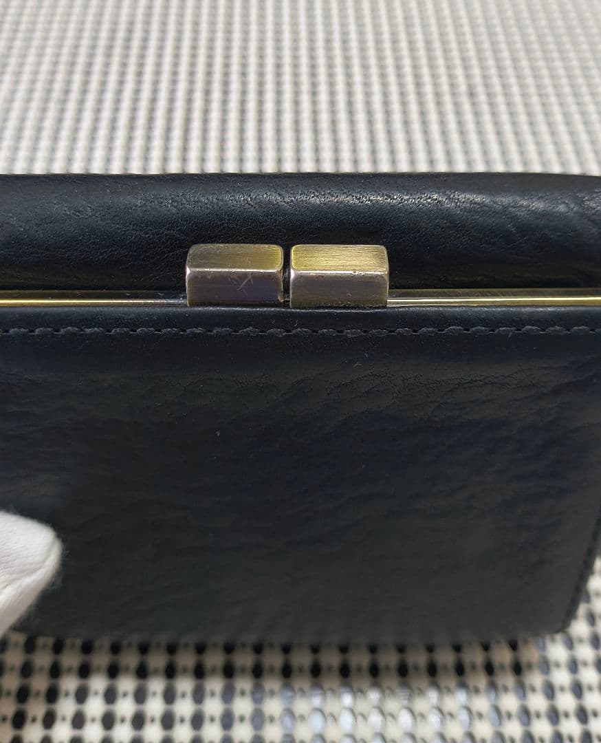 SLOW （スロウ） がま口 ミニ財布 ブラック