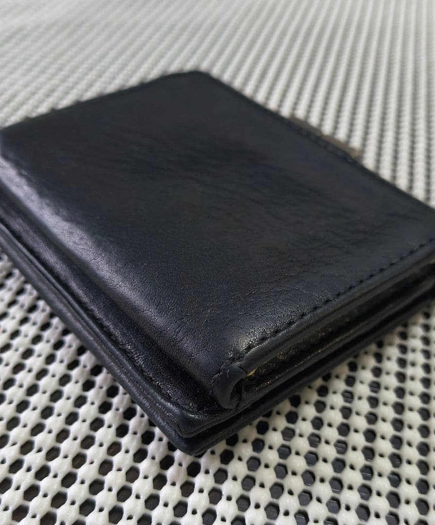 SLOW （スロウ） がま口 ミニ財布 ブラック