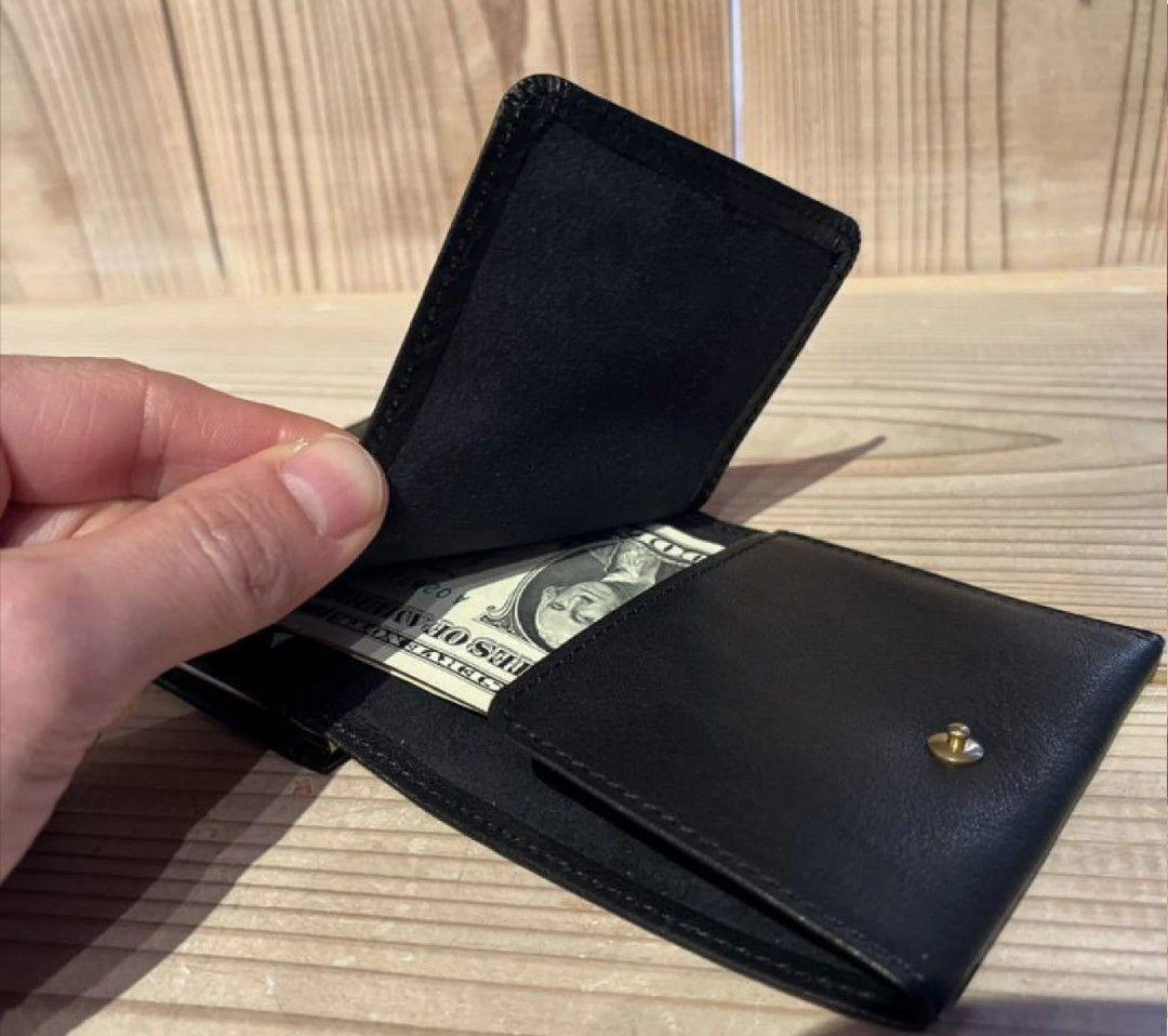 SLOW （スロウ） がま口 ミニ財布 ブラック