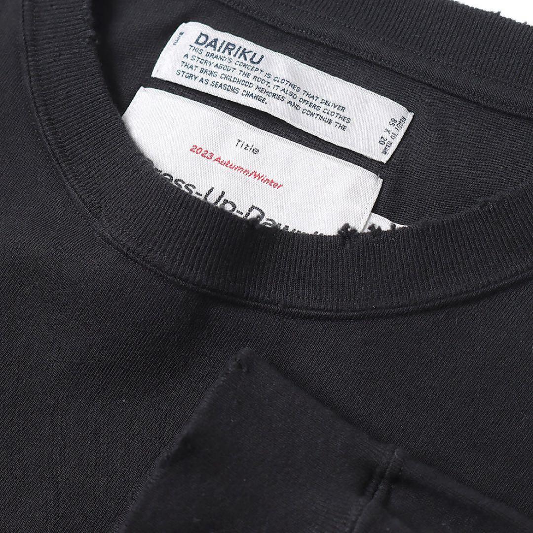 トップス DAIRIKU 23AW \"MOVIE\" Tee (Black )