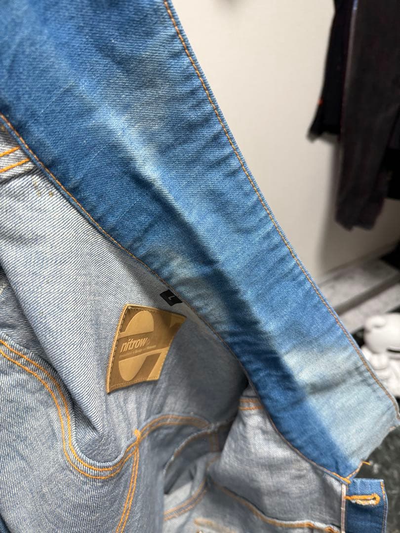NITROW ナイトロウ デニム ジャケット　ファースト　NITRAID　L