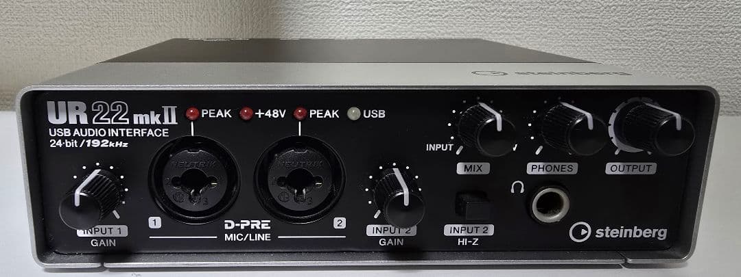 Steinberg ur22mk2オーディオインターフェース