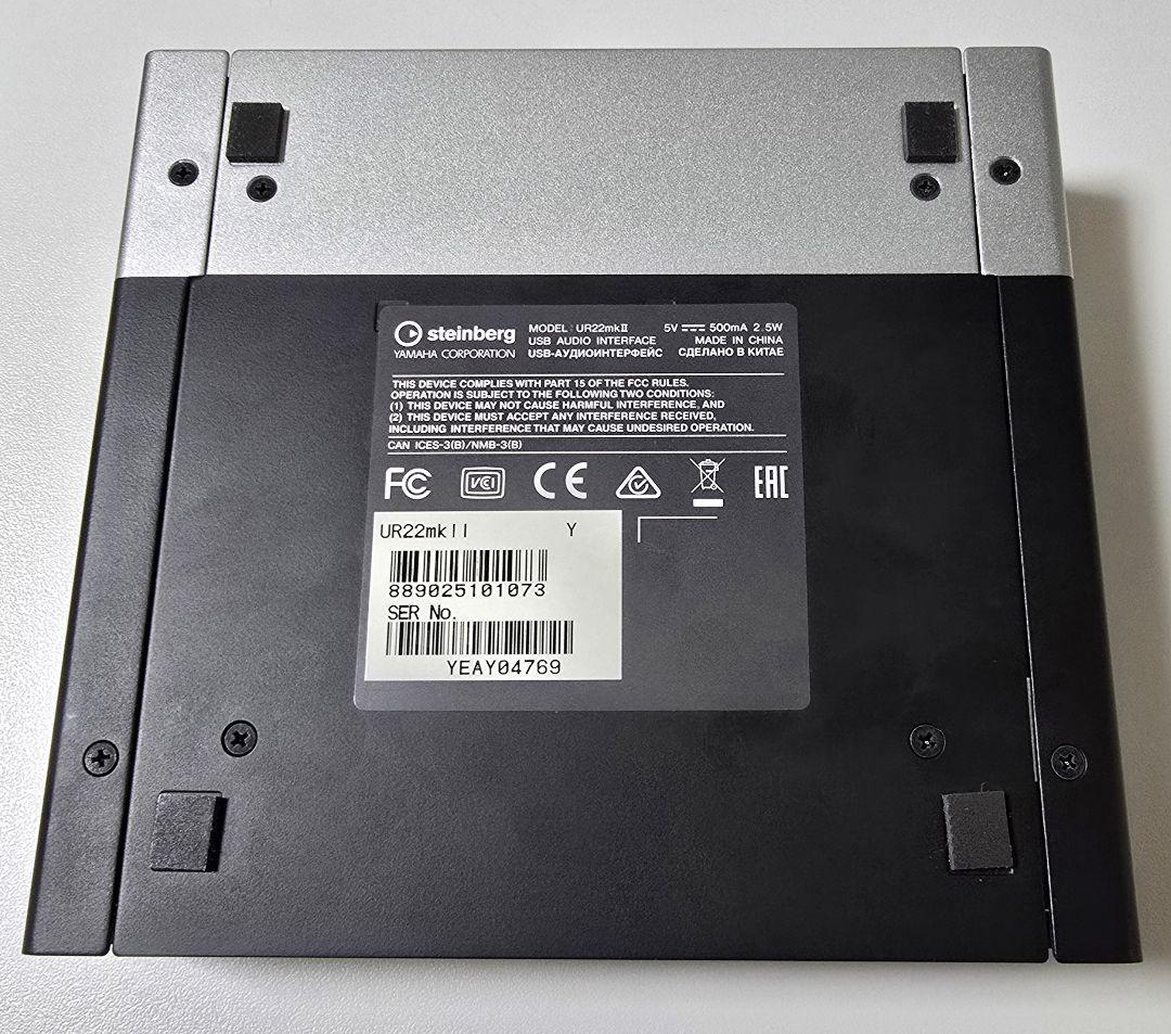 Steinberg ur22mk2オーディオインターフェース
