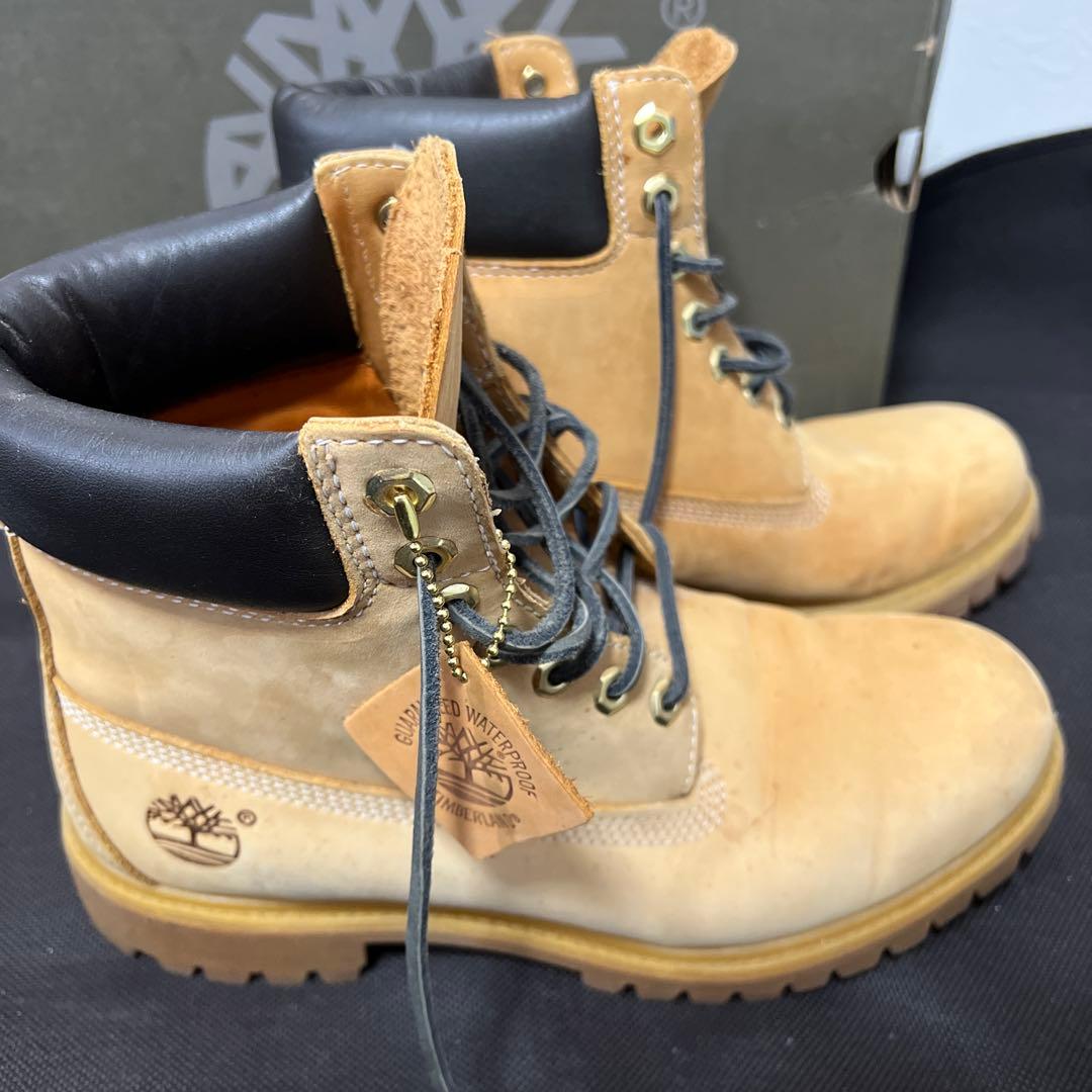 Timberland レザー ワークブーツ ベージュ