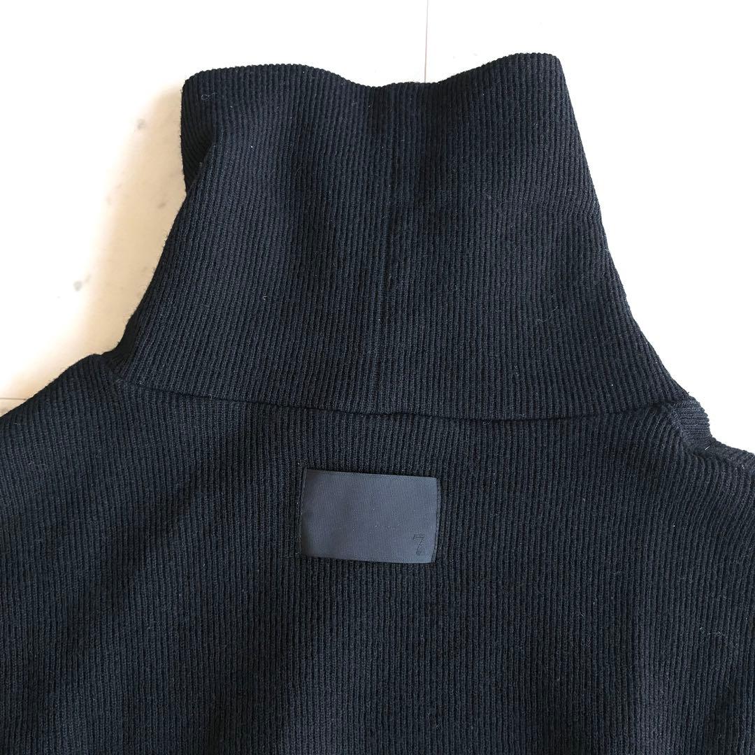 COGTHEBIGSMOKE GISELE ROLLNECK GILET 黒