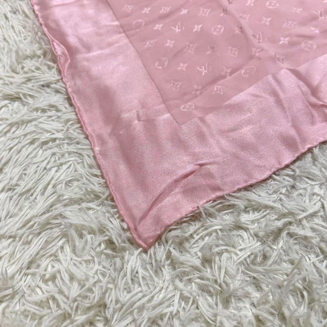 15448✨良品✨LOUIS VUITTON モノグラム 大判ストール ピンク