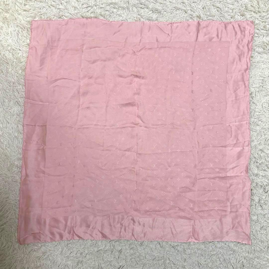 15448✨良品✨LOUIS VUITTON モノグラム 大判ストール ピンク