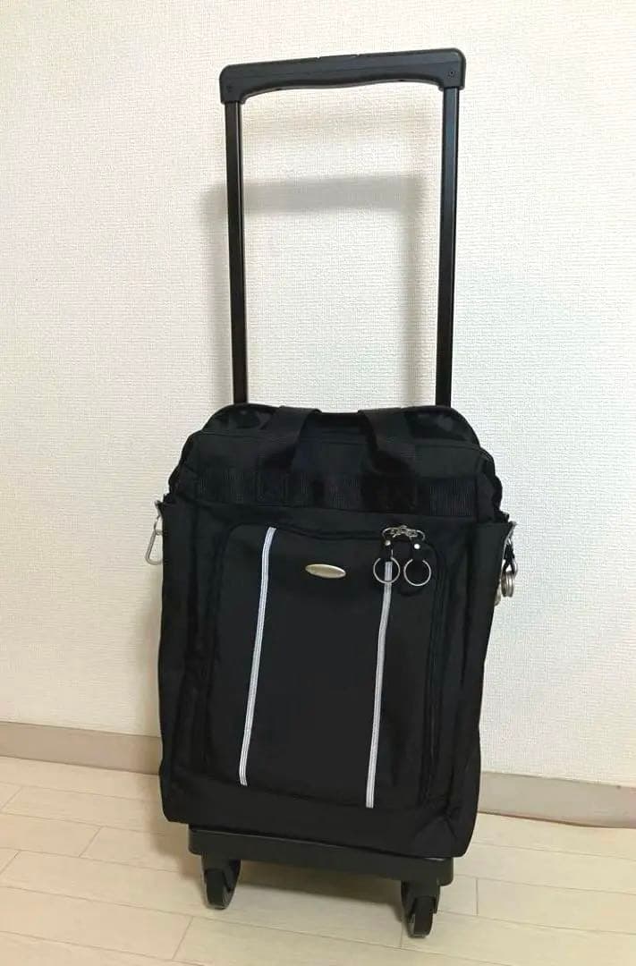 SWANY スワニー 4輪 キャリーバッグ カート ブラック 黒