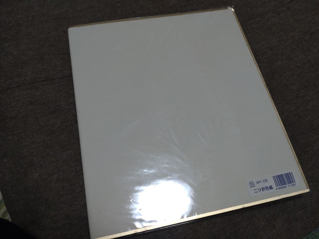 イダタツヒコ直筆サイン色紙2つ折