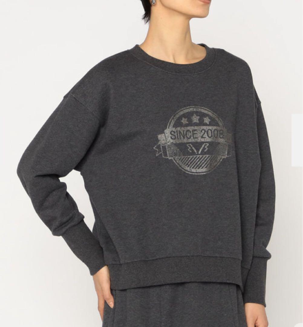 ファイブフォックス β エンブレムプリント トレーナー