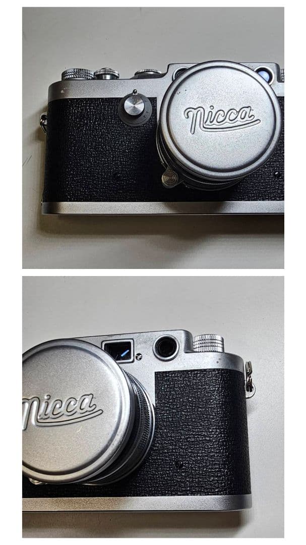 Nicca3-F レンジファインダーカメラ　レンズ・ケース付 No.155822