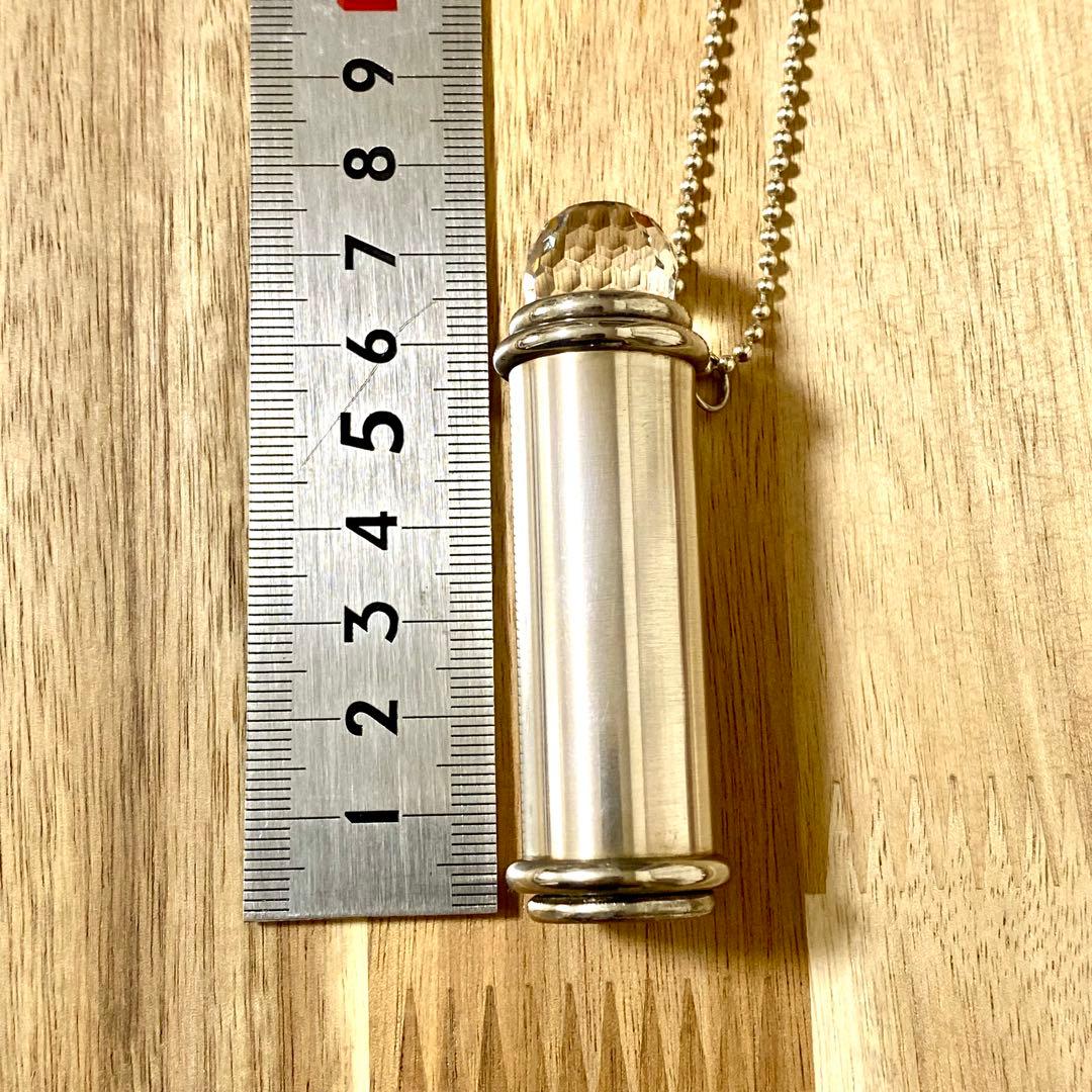 万華鏡デザイン スターリングシルバー ネックレス