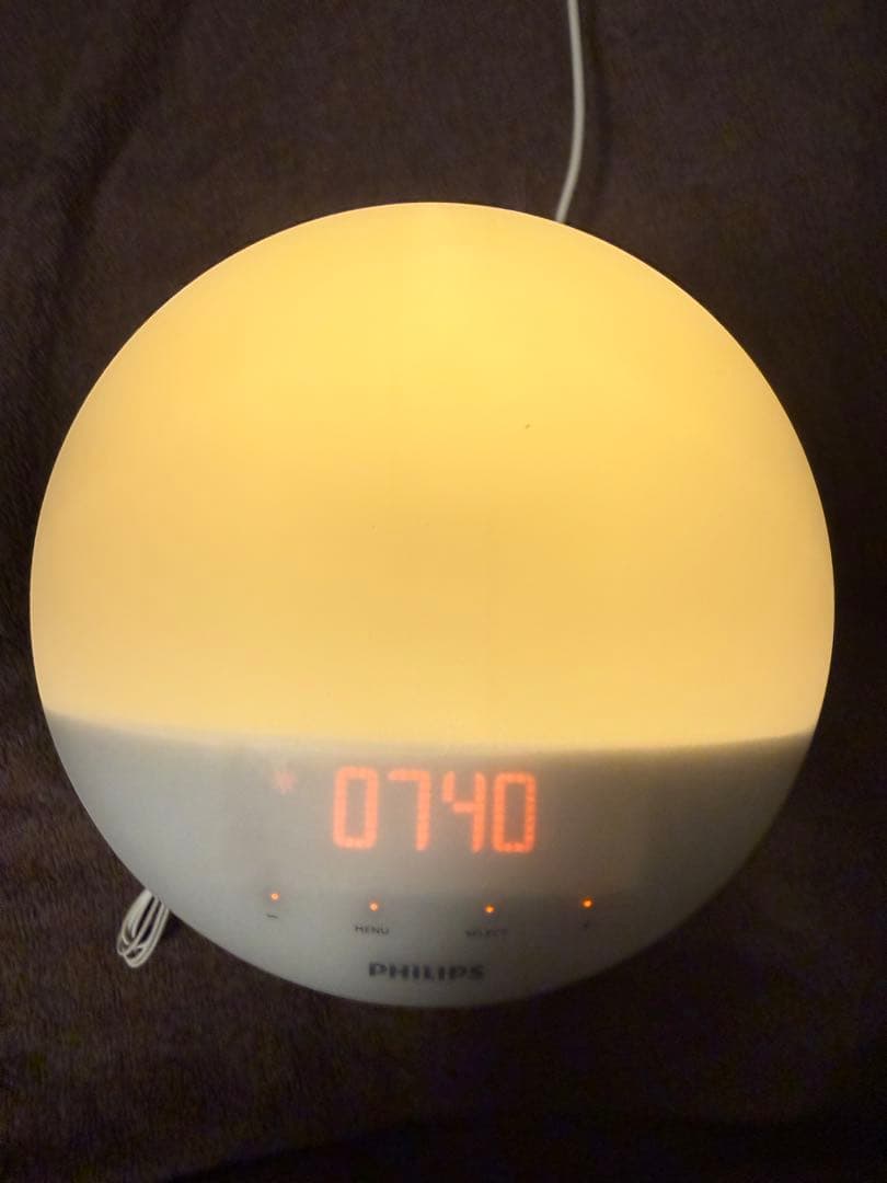 フィリップス ウェイクアップライト HF3520 光目覚まし時計【動作確認済】