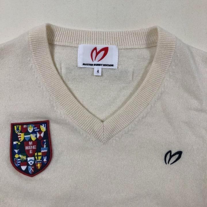 マスターバニーエディション カシミア100% ニット アイボリー サイズ4
