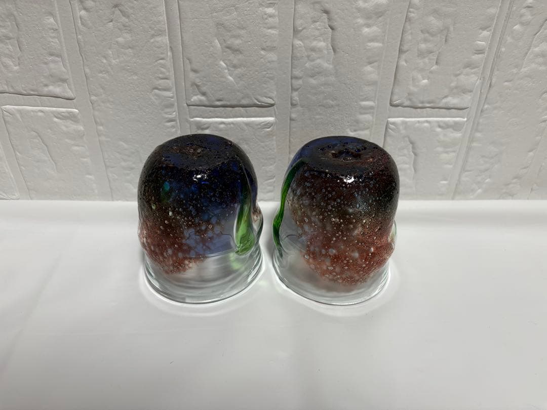 【稲嶺盛吉】琉球ガラス　グラスセット②