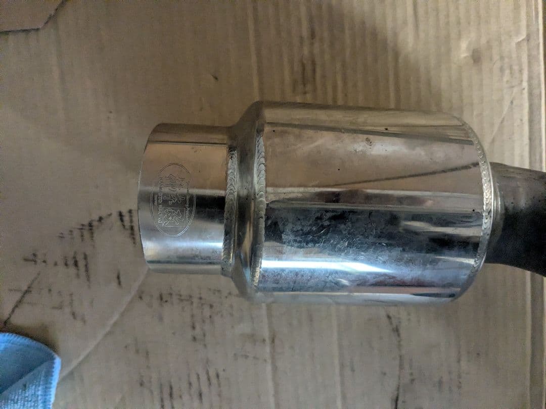 バモス用柿本改 ステンレス製 マフラー左出しタイプ