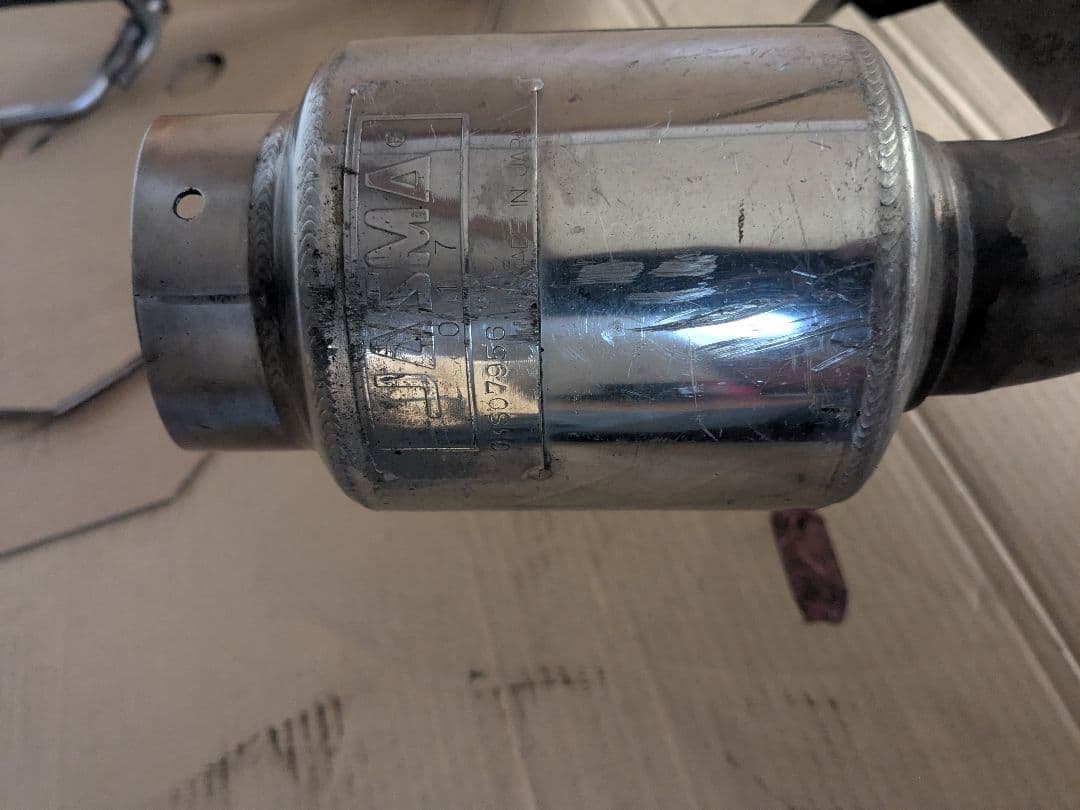 バモス用柿本改 ステンレス製 マフラー左出しタイプ