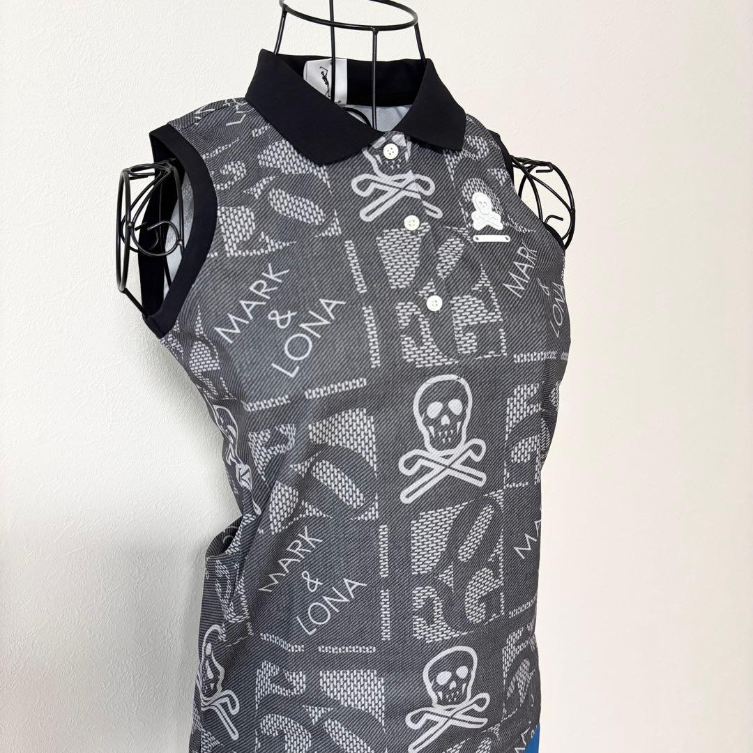 新品タグ付き✨MARK & LONA ブラック ノースリーブ S 2024SS