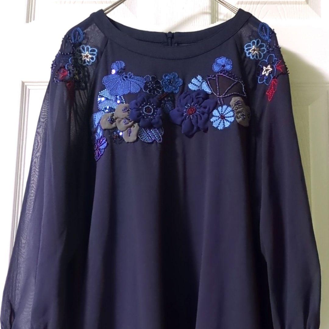 【専用】TOKUKO 1er VOL　トクコ　チュニック　お花　刺繍　ビーズ