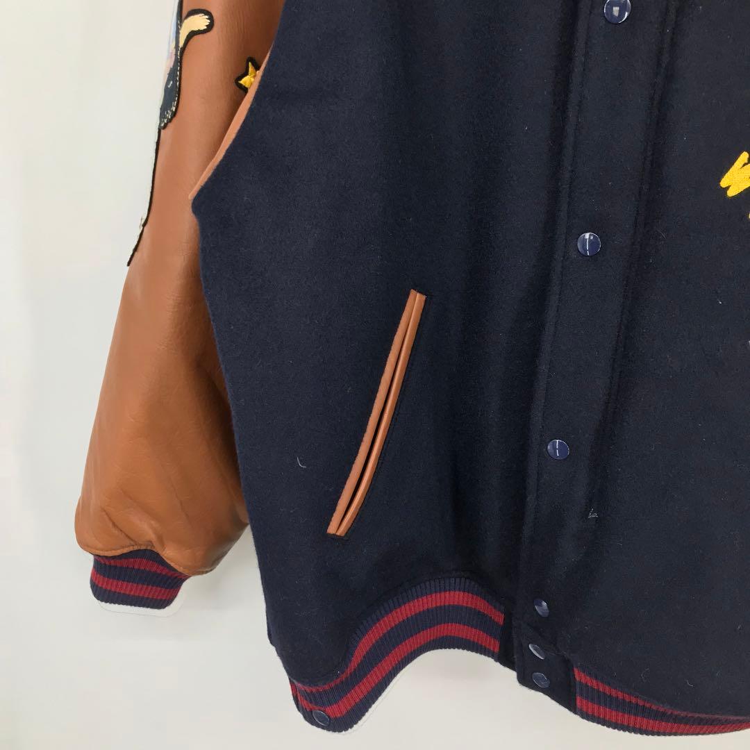 BLACK WEIRDOS スタジャン　L　牛革