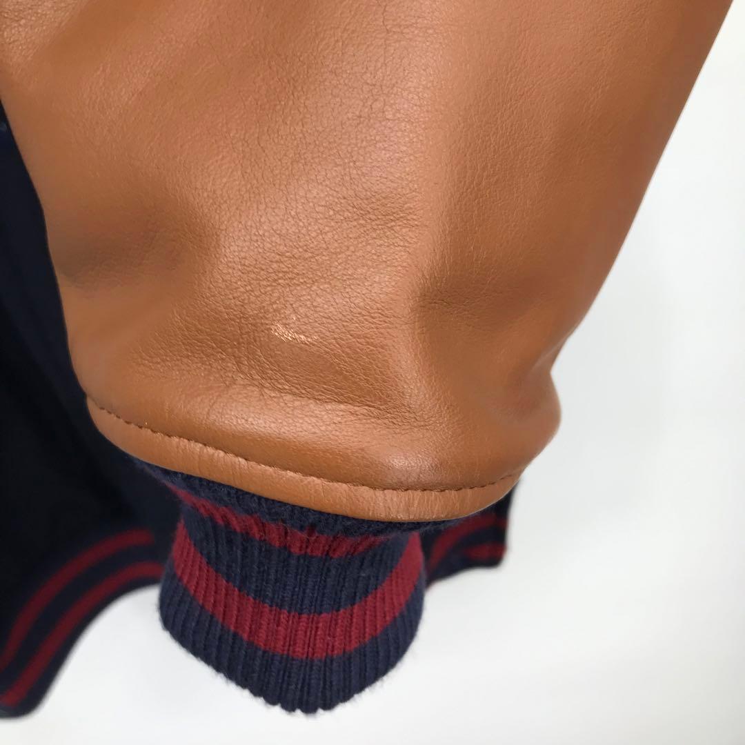 BLACK WEIRDOS スタジャン　L　牛革