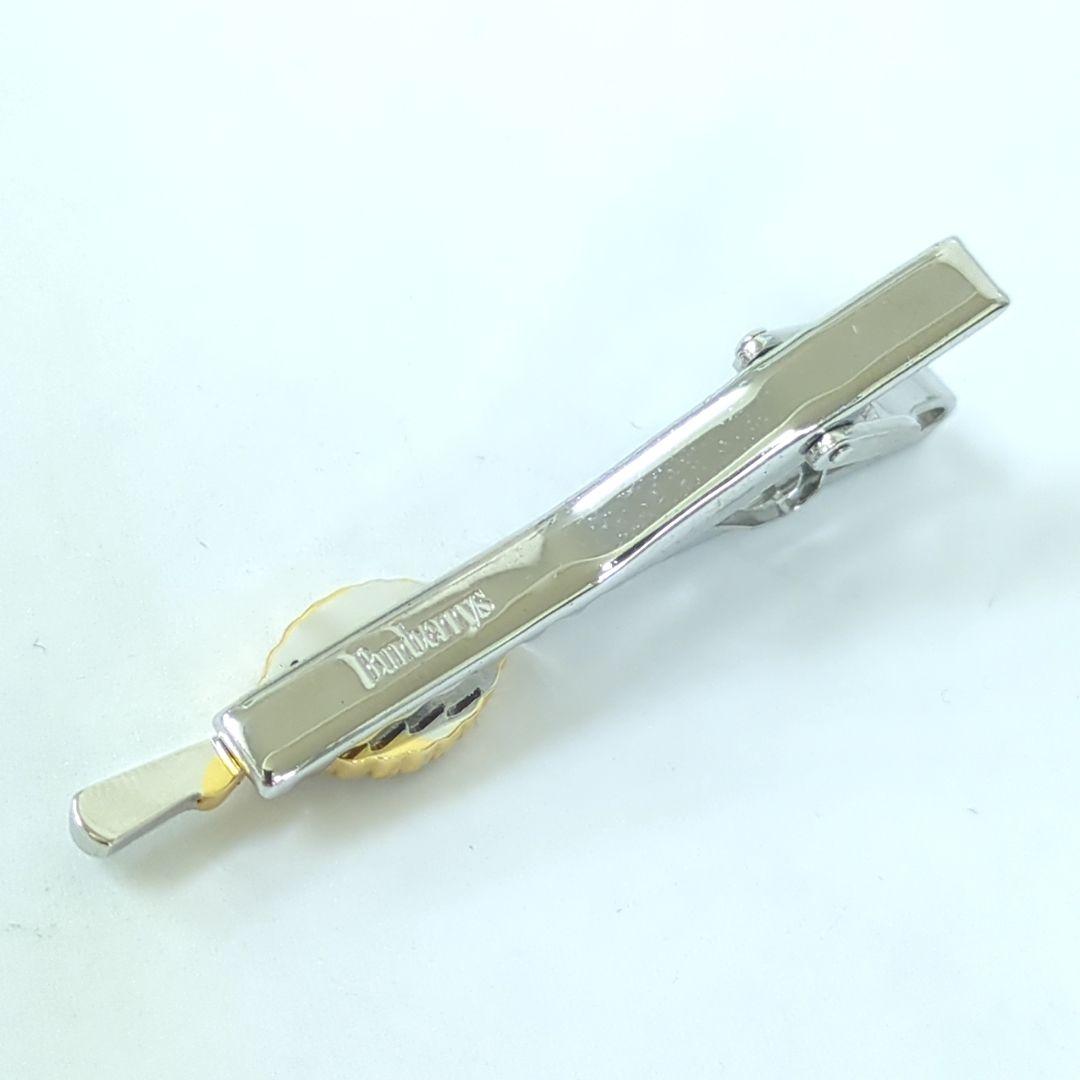 バーバリー 騎士 ネクタイピン & カフリンクス セット シルバー ゴールド