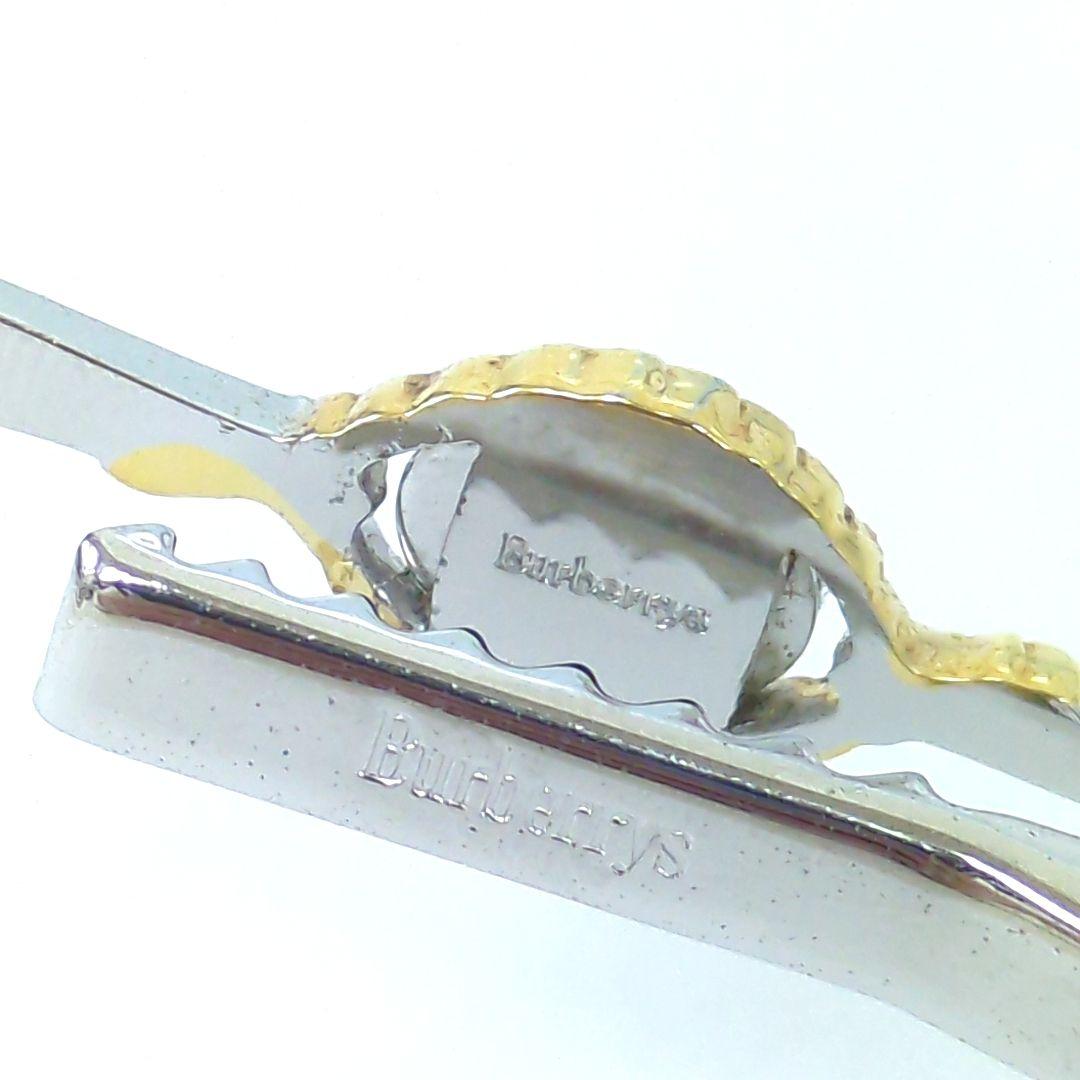 バーバリー 騎士 ネクタイピン & カフリンクス セット シルバー ゴールド