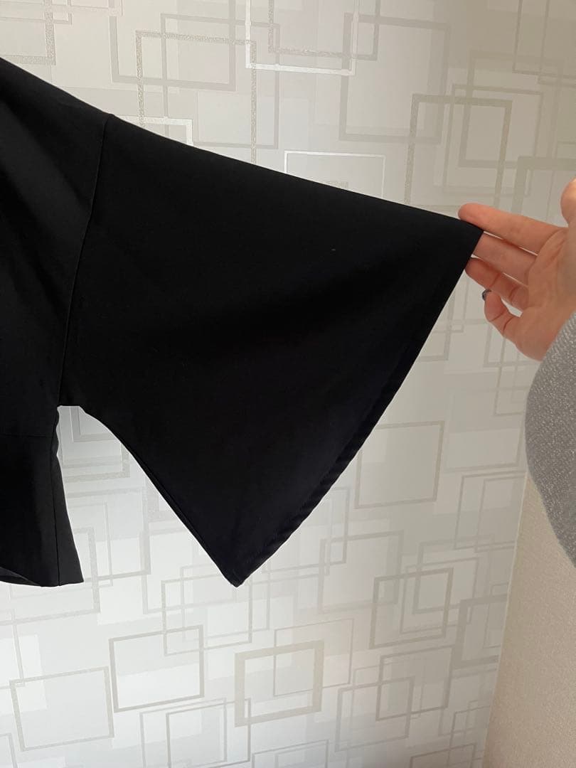 【Du noir】飾りボタンノーカラージャケット