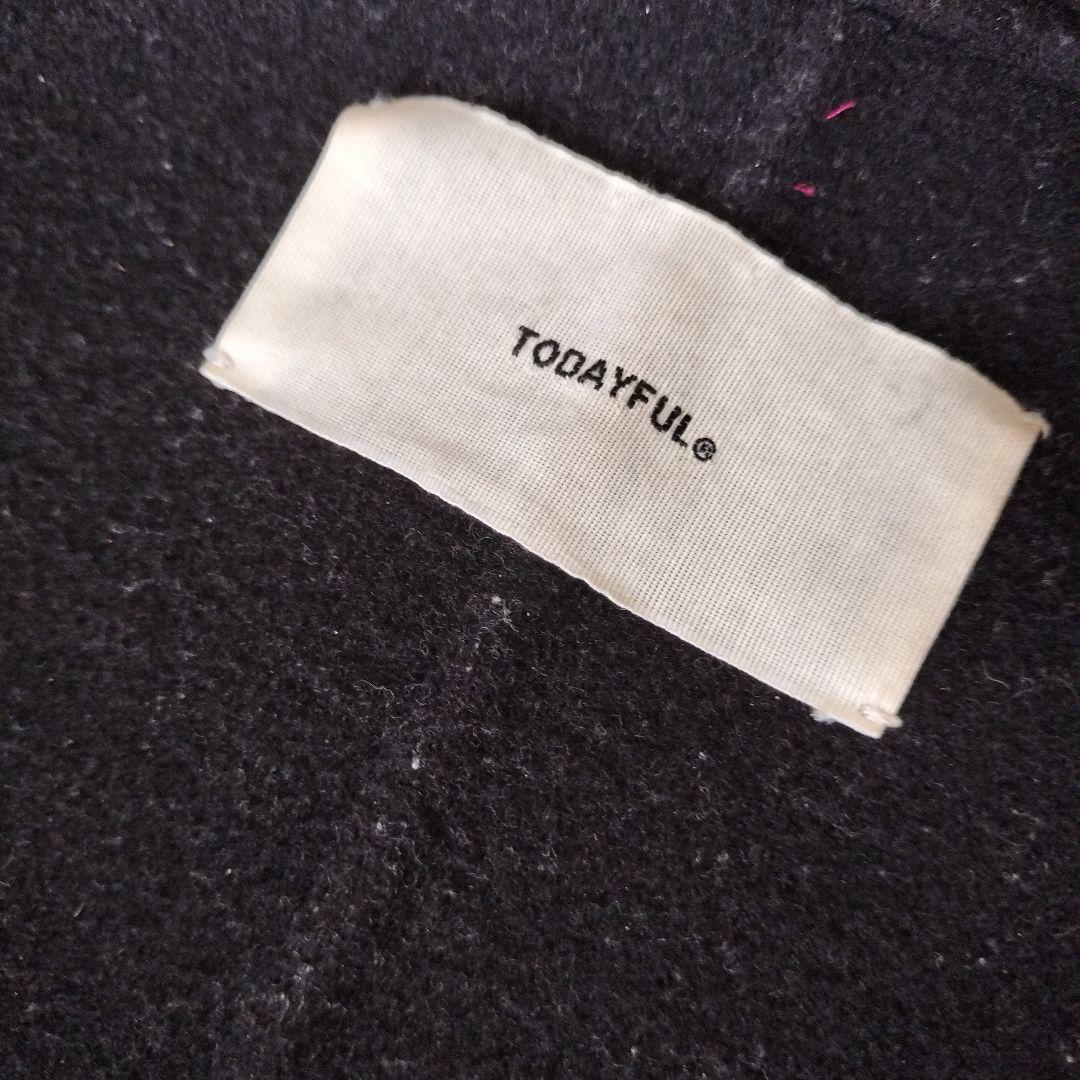 TODAYFUL Wool Over Coat 38 黒