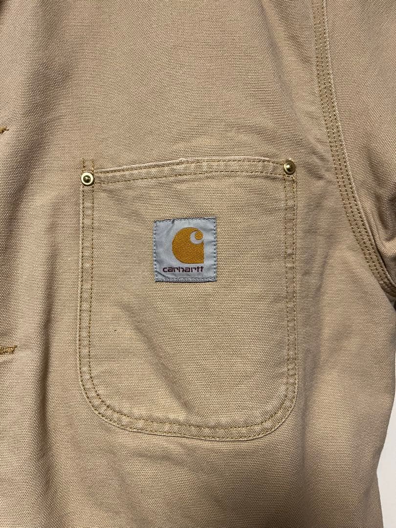 カーハート（Carhartt WIP）チョアコート　カバーオール　ベージュ　L