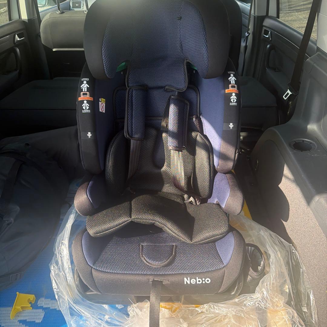 ジュニアシート ポップピットGリクライニングNebio ネイビー15ヶ月〜12歳