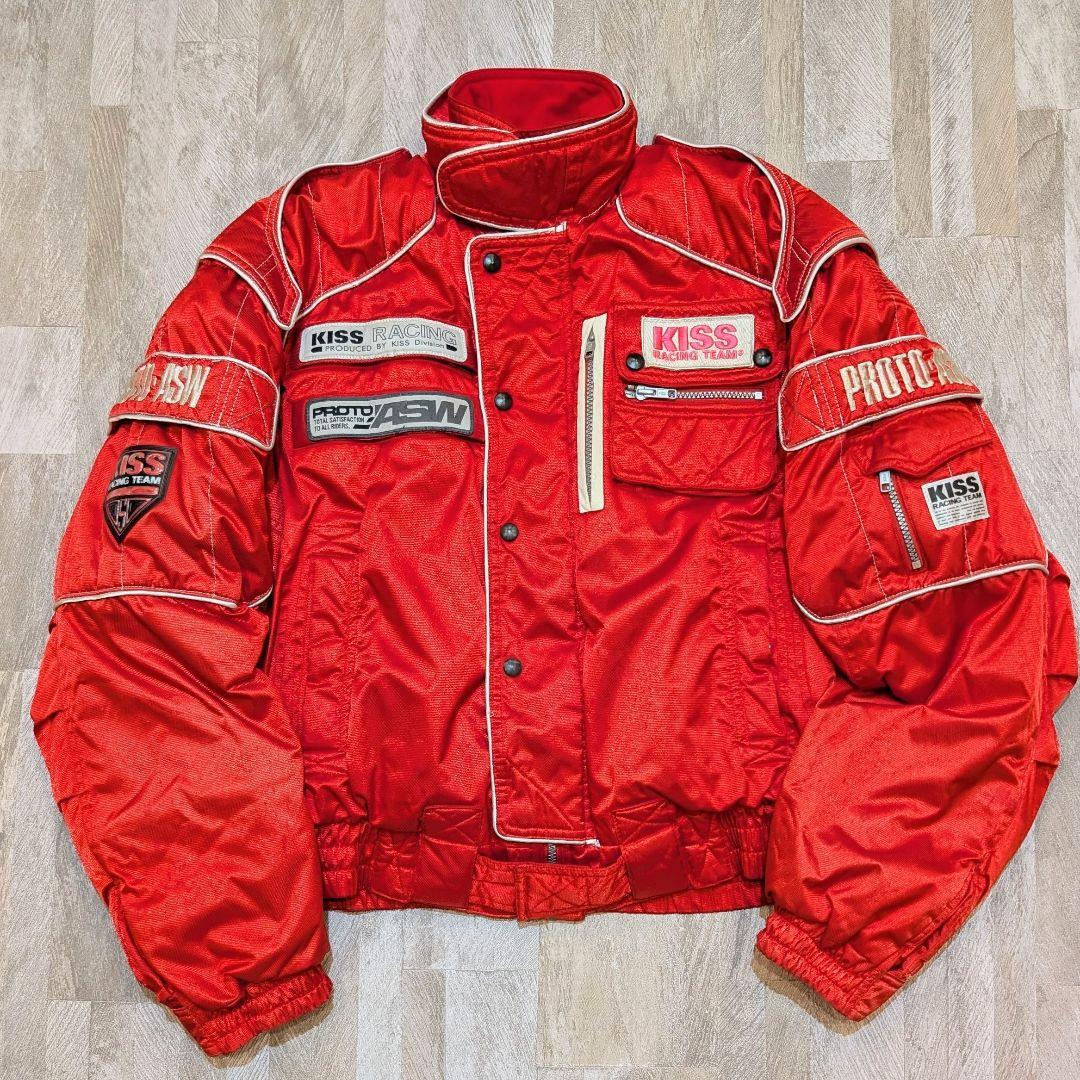★超最終日セール★ヴィンテージ★KISS RACING バイクジャケット