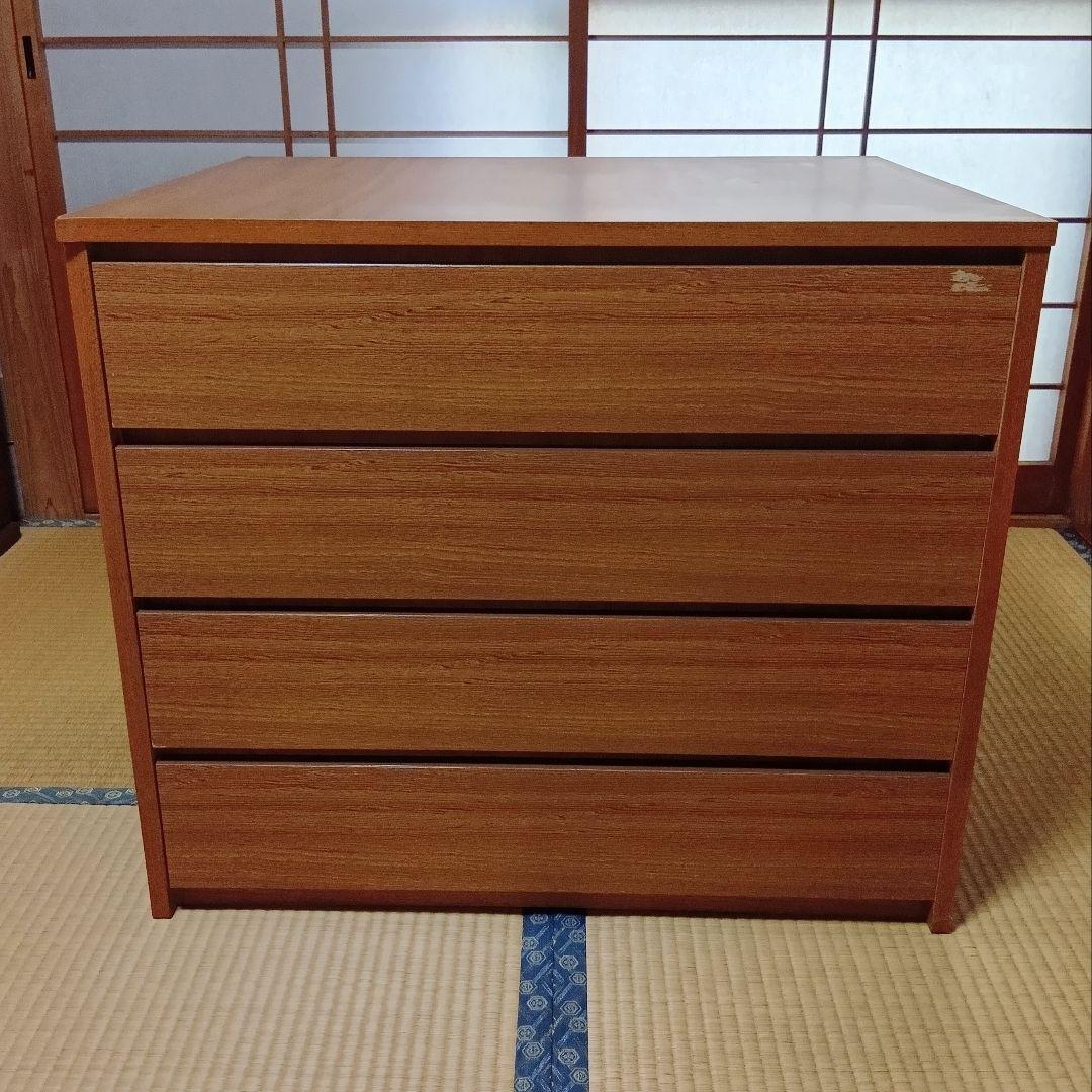 木製 4段 押入れダンス