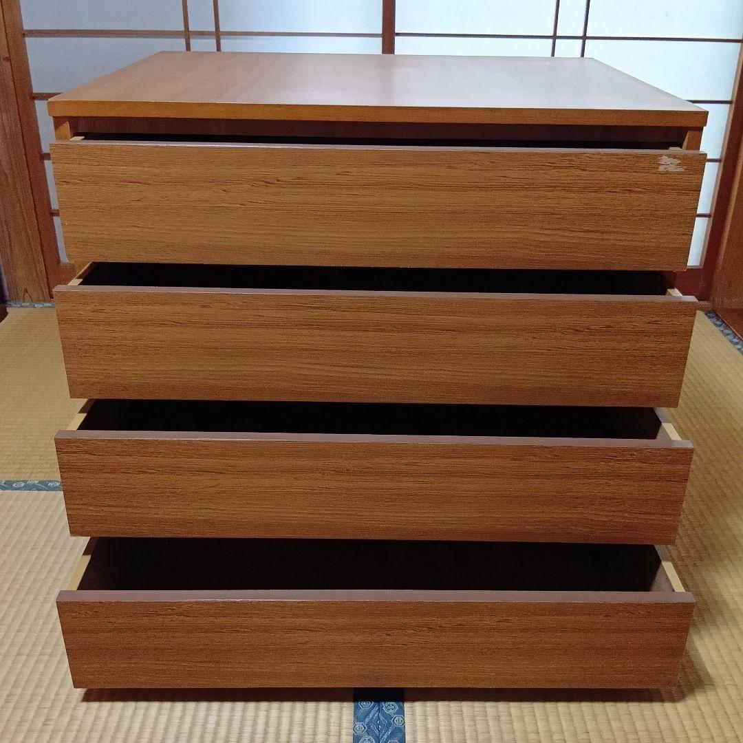 木製 4段 押入れダンス