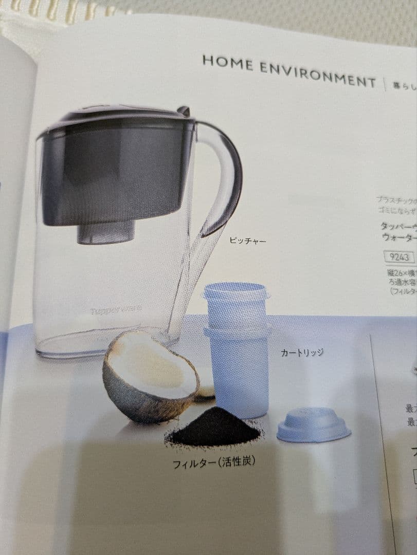 タッパーウェア　ピュアサーバー　フィルター8個