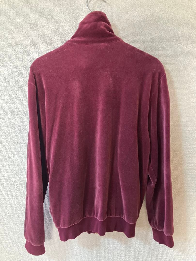 adidas Originals ベロア トラックジャケット ボルドー ジャージ